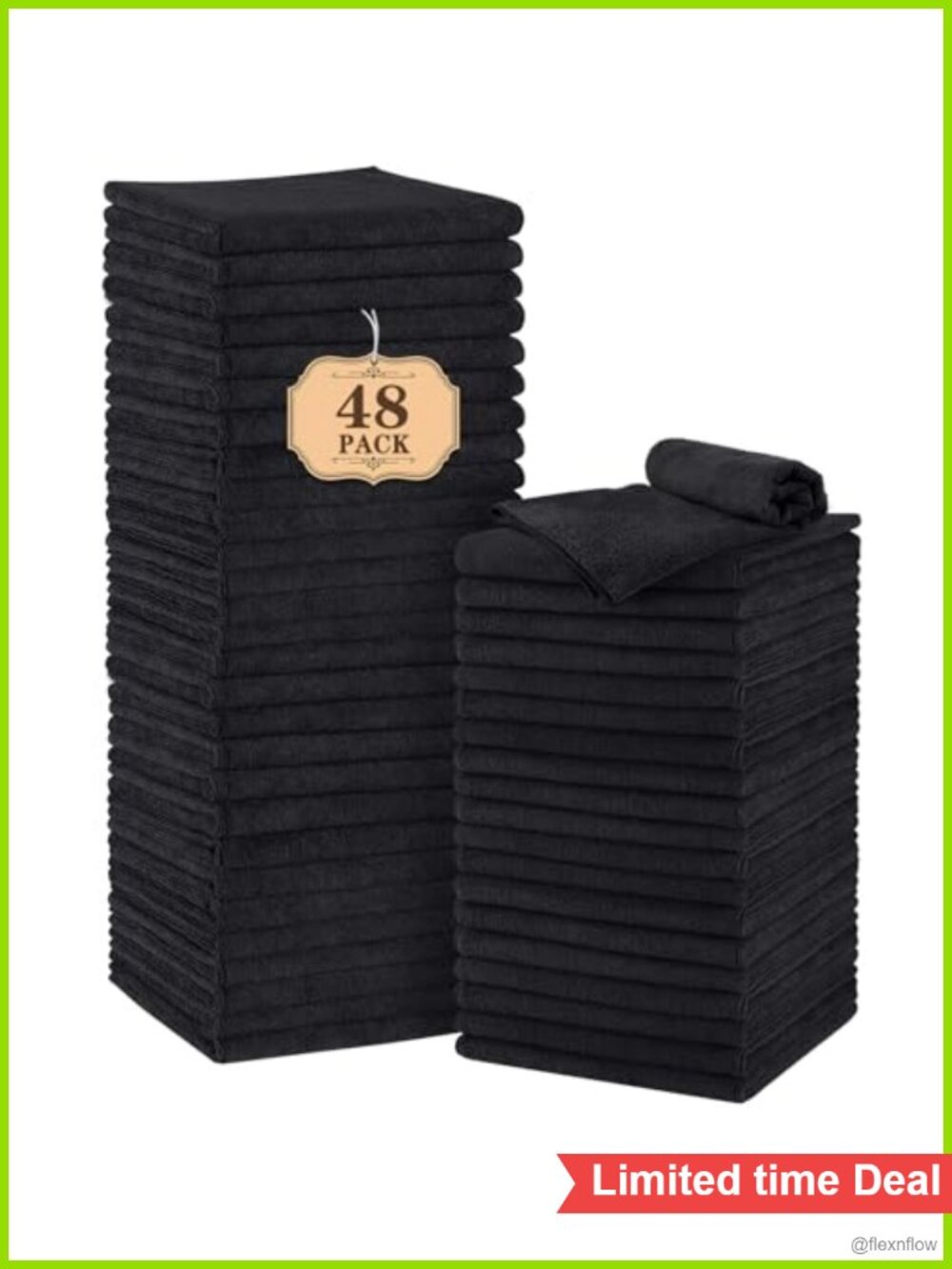 48 Pack Salon Towels Microfiber Hair Drying Towel 16x29 Inch